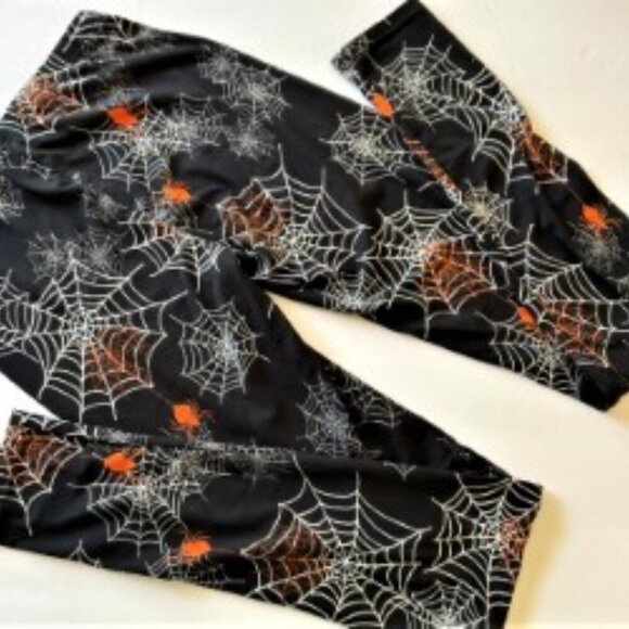 NEW GOTH SPIDERWEB LEGGINGS HALLOWEEN COSPLAY COSTUME - Picture 2 of 7